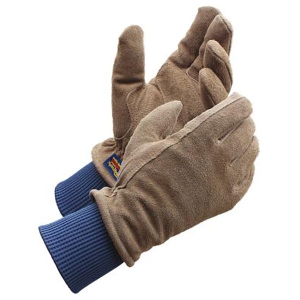 Lucas Jackson 6281196 HydraHyde Suede Cowhide Gloves for Men; Tan - Extra Large LU469642
